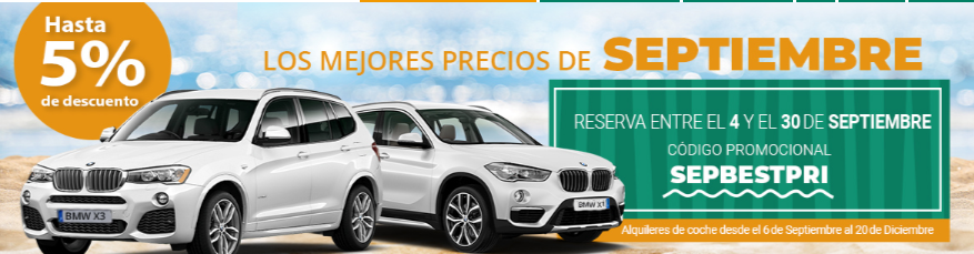 oferta septiembre espacar